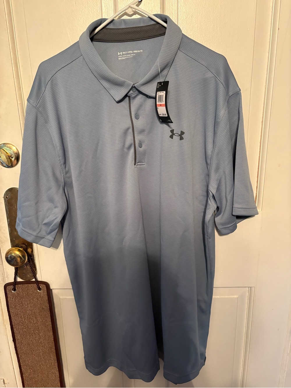 Under Armour Men's Sky Blue Performance Polo